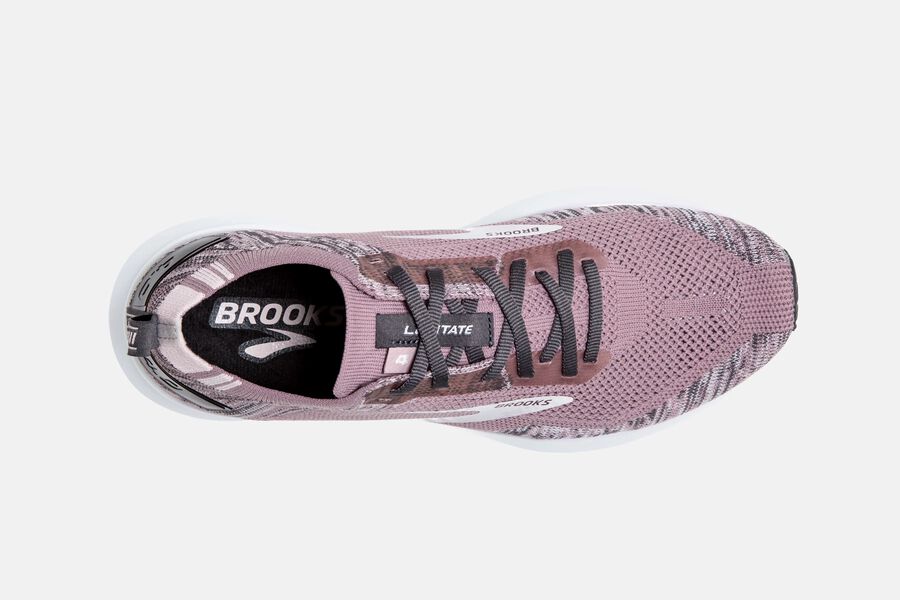 Levitate 4 Road Brooks Running Shoes NZ Womens - Pink/White - NHSGQZ-671